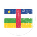 Vintage Central African Republic stickers