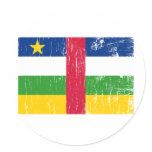 Vintage Central African Republic stickers