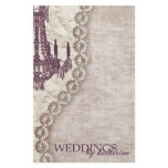 Vintage Chandelier Note Cards flyers