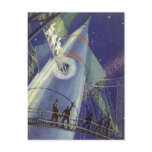 Vintage Change of Address Science Fiction postcards