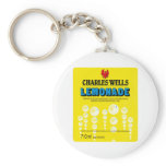 Vintage Charles Wells Lemonade Label Keychains