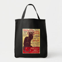 Vintage Chat Noir, Vente Hôtel Drouot Steinlen Tote Bags