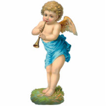 Vintage Cherub Photo Sculpture