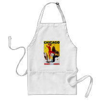 Vintage Chicago Advertisement Aprons
