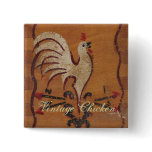 Vintage Chicken Button