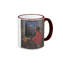 Vintage Child, Christmas Eve, Jessie Willcox Smith Mug