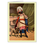 Vintage Child in Costume with Pug cards
