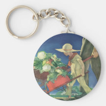 Vintage Child, Organic Gardening; Victory Garden Key Chains
