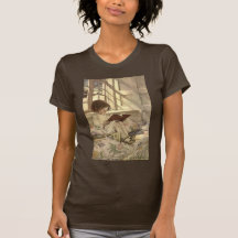 Vintage Child Reading a Book, Jessie Willcox Smith Tshirt