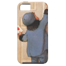Vintage Child with Valentine's Day Letter iPhone 5 Cases