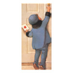 Vintage Child with Valentine's Day Letter Full Color Rack Card