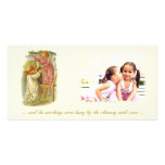 Vintage Children Hanging Stockings photo cards