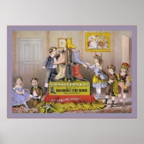 Vintage Children's Shoes Manufacturers Advertising Print