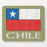 Vintage Chile Flag Mouse Pad mousepads