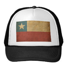 Vintage Chile Flag Trucker Hats