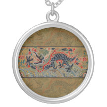 Vintage Chinese Dragon Symbol of Strength Necklaces