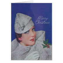 Vintage Christmas 1933 Greeting Card