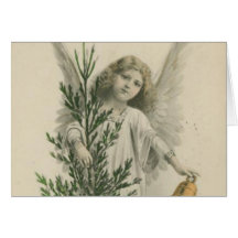Vintage Christmas Angel Cards
