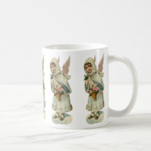 Vintage Christmas Angel Coffee Mugs