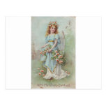 Vintage Christmas Angel Postcard