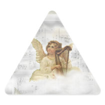 Vintage Christmas Angel Sticker