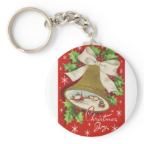 Vintage Christmas Bells Keychain