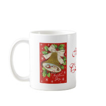 Vintage Christmas Bells Coffee Mug