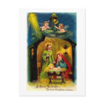 Vintage Christmas Birth of Jesus postcards