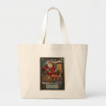 Vintage Christmas Canvas Bags