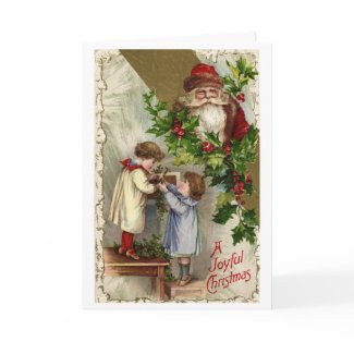 Vintage Christmas Card card