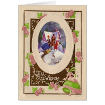 Vintage Christmas card