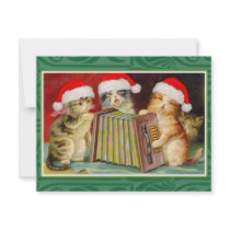 Vintage Christmas Cats