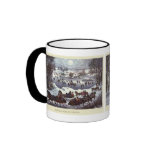 Vintage Christmas; Central Park in Winter mugs