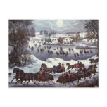 Vintage Christmas; Central Park in Winter postcards