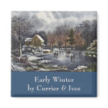 Vintage Christmas; Early Winter magnets
