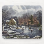Vintage Christmas; Early Winter Mousepad