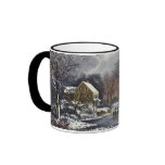 Vintage Christmas; Early Winter mugs