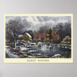 Vintage Christmas; Early Winter posters