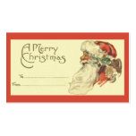 Vintage Christmas Gift Tag business cards