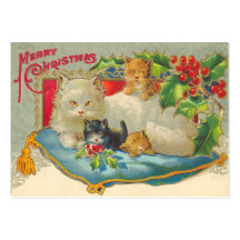Vintage Christmas Gift Tags Business Card Template