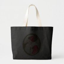 vintage christmas girl bag