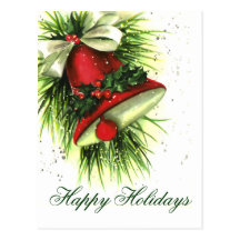 Vintage Christmas Greetings Postcard