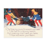 Vintage Christmas Holiday Postcard