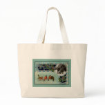 Vintage Christmas Jumbo Tote bags