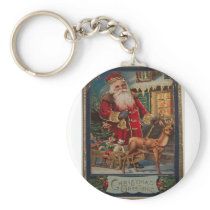 Vintage Christmas Key Chain