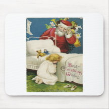 Vintage Christmas Mouse Mat