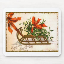 Vintage Christmas Mouse Pad