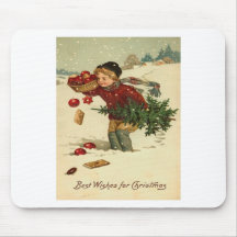 Vintage Christmas Mousepad