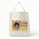 Vintage Christmas Organic Grocery Tote bags