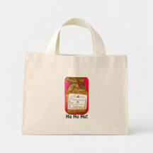 Vintage Christmas Sack Carry-All Canvas Bags